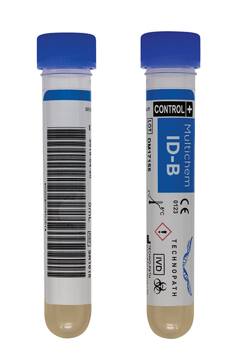 Multichem ID-B vial